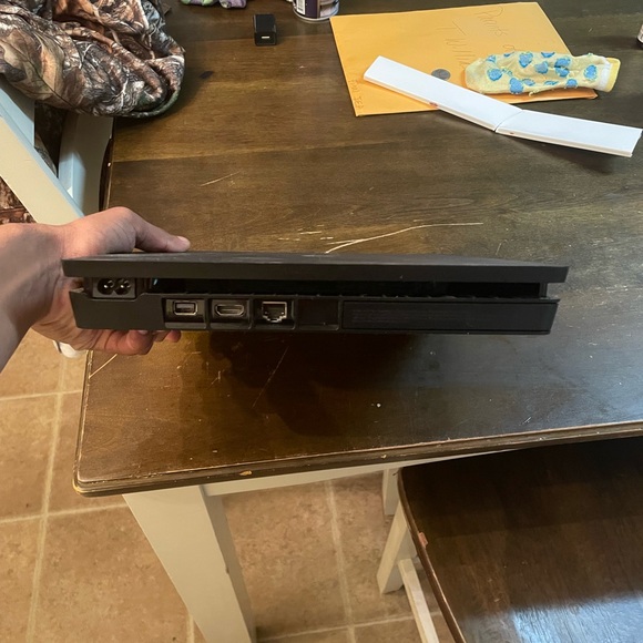 Black PlayStation Console